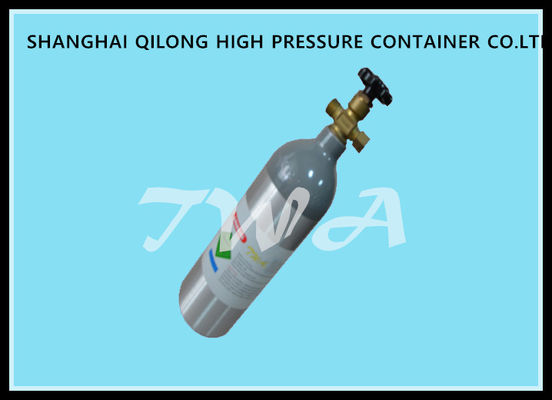 China Medizinische Atmungsaluminiumsauerstoffflasche des Sauerstoff-Flaschen-Druck-2.5L fournisseur