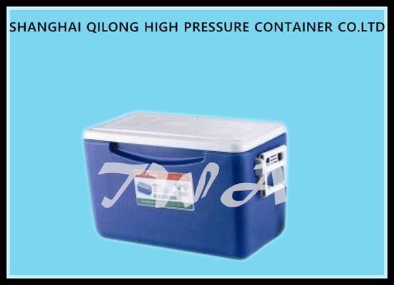 China Weiße Spitze und blaues Eis-Kühlvorrichtungs-Kasten-langlebiges Gut, starke lastentragende Kapazitäts-Plastikkühlvorrichtungs-Kasten fournisseur
