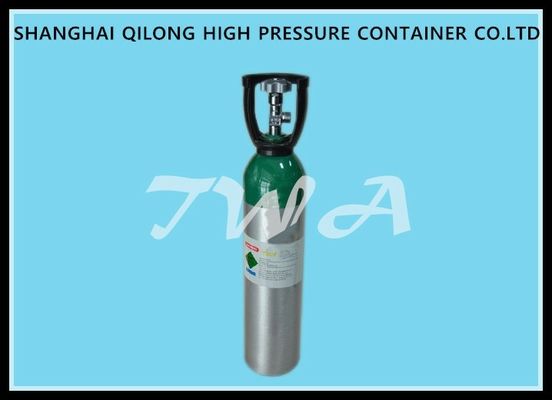 China Hochdruck-PUNKT 4.64L Aluminiumgasflasche-Sicherheits-Gasflasche für Gebrauch CO2 Getränk fournisseur