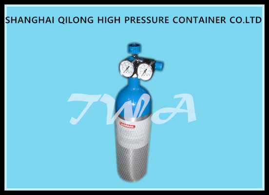 China Druckgasflasche-Sicherheit der Legierungs-Aluminiumgasflasche-2.67L fournisseur