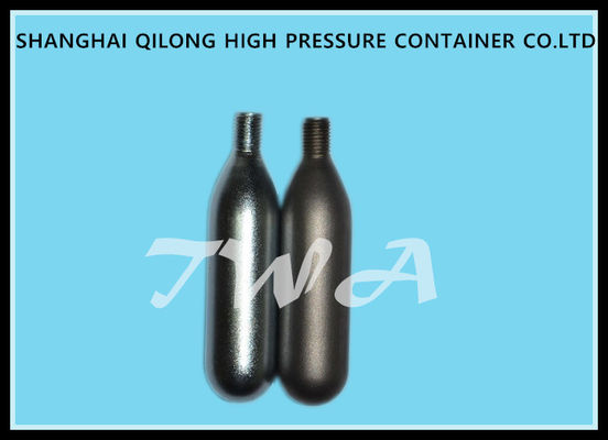 China GASFLASCHE-CO2-Patronen-Zylinder des Stahl-8g Wegwerf/Aluminiumco2-Zylinder fournisseur
