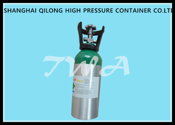 DOT-3AL 3.36L Aluminiumlegierungs-Gasflasche-Sicherheits-Gasflasche für Gebrauch CO2 Getränk