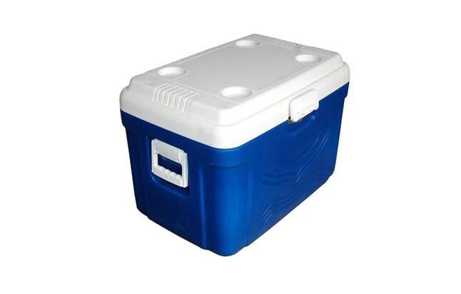 16L HS713C Eis Kühlbox weiße Spitze und blauer Kasten 380×250×346 Millimeter