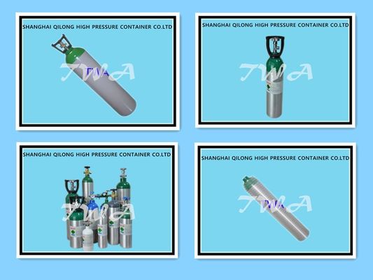 China Wandstärke 4.55L des Druck-139bar medizinische Aluminiumder gasflasche-5.08mm fournisseur